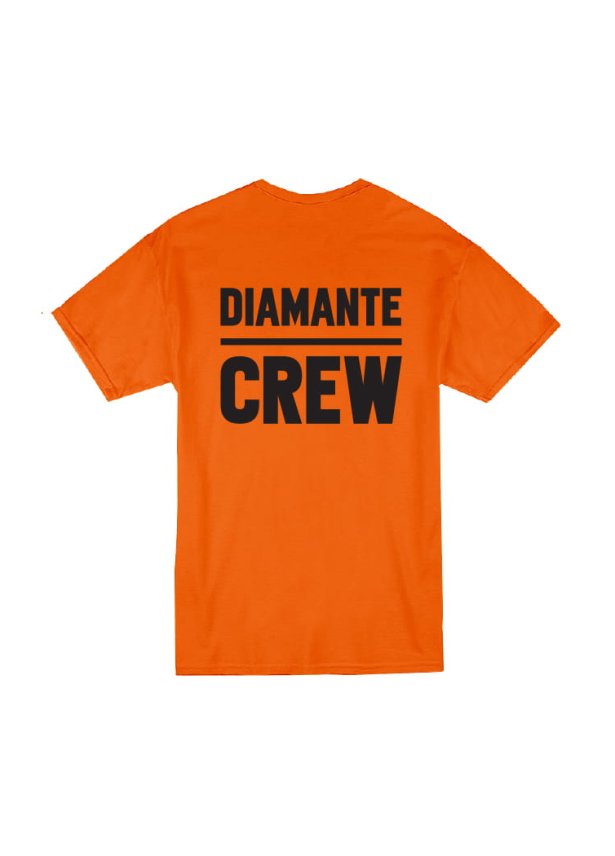 CREW - T-Shirt Unisex - Pomarańczowy