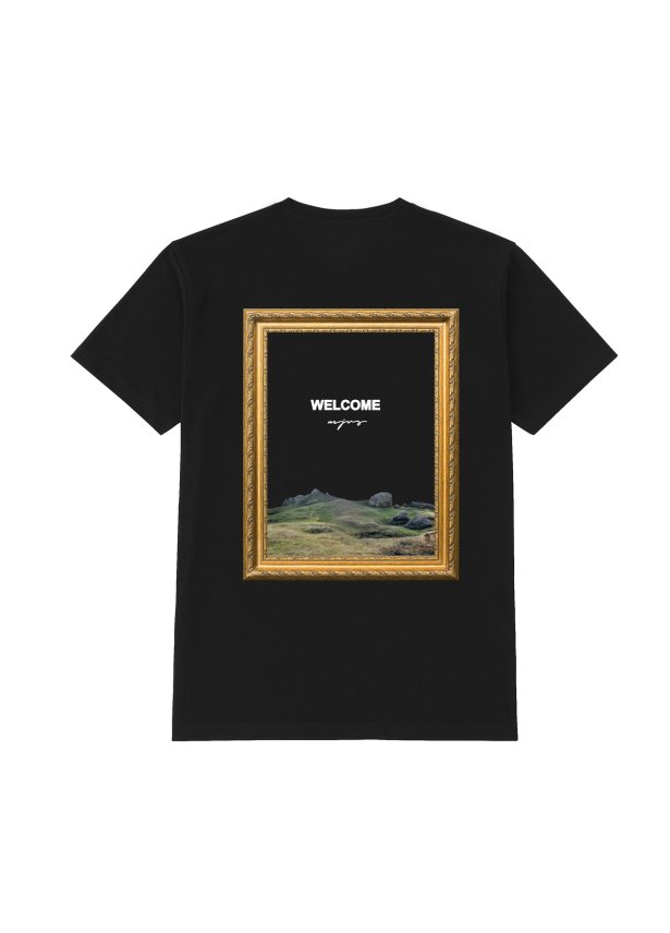 T-shirt Frame Czarny